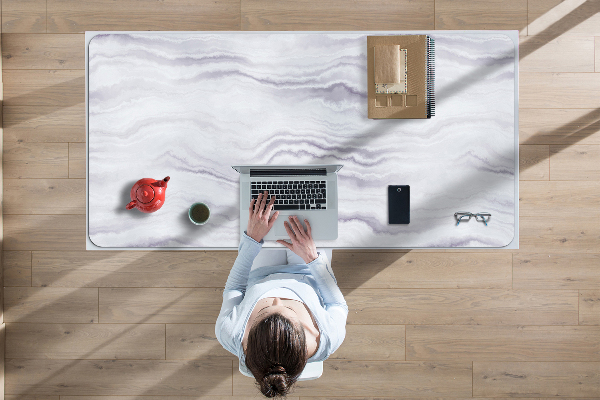 Large desk mat table protector Stone pattern