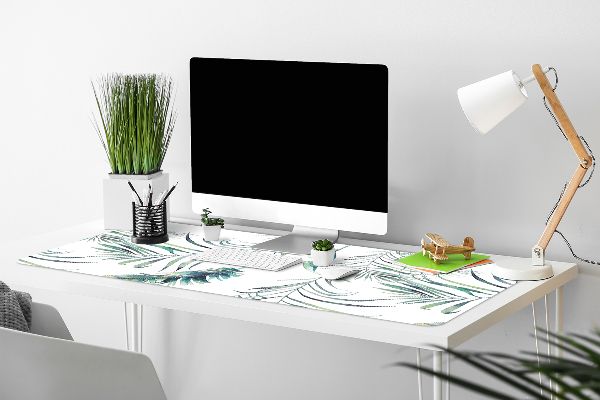 Full desk protector Leaves like feathers