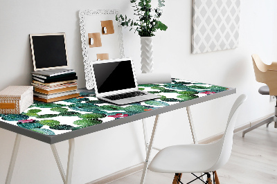 Desk mat Cactus with flowers