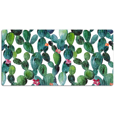 Desk mat Cactus with flowers
