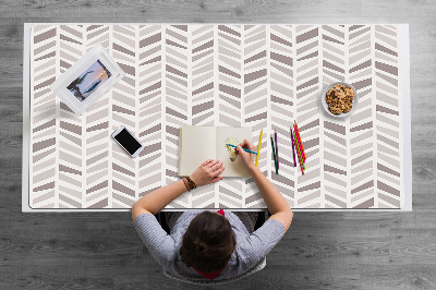 Desk mat Geometry of herringbone