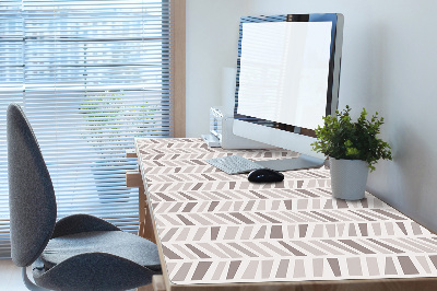 Desk mat Geometry of herringbone