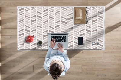 Desk mat Geometry of herringbone