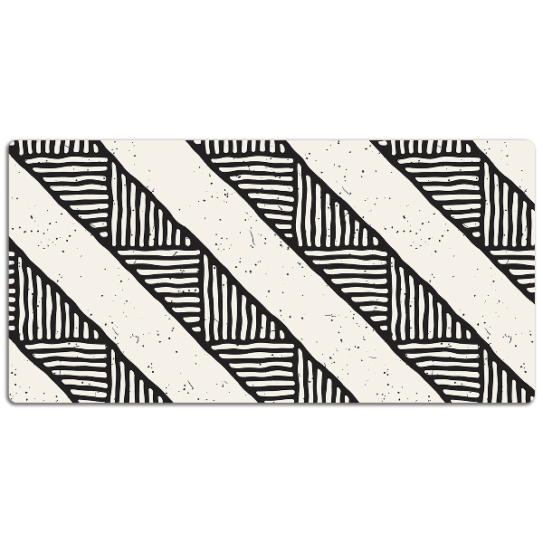 Large desk mat table protector ethnic pattern