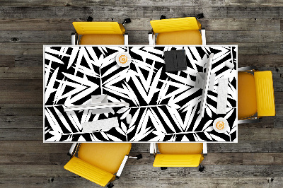 Full desk pad Black-and-white pattern