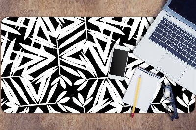 Full desk pad Black-and-white pattern