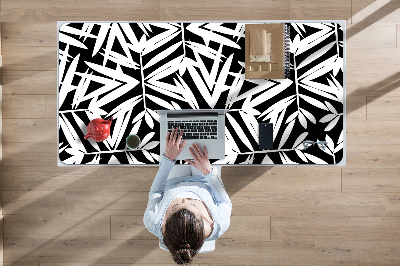 Full desk pad Black-and-white pattern