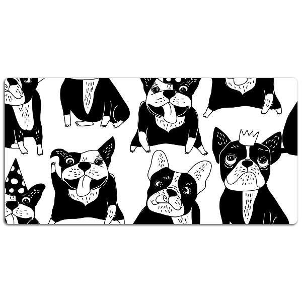 Large desk mat for children merry dogs