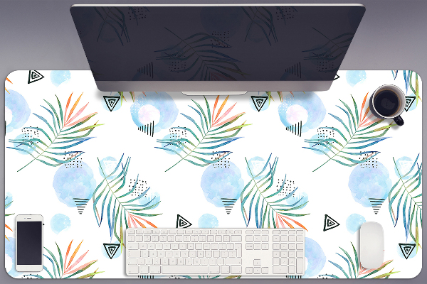 Desk pad tropical pattern