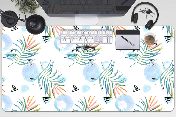 Desk pad tropical pattern