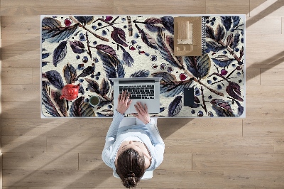 Full desk mat Vintage leaves