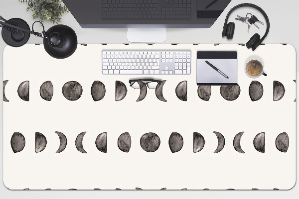 Large desk mat for children Moon