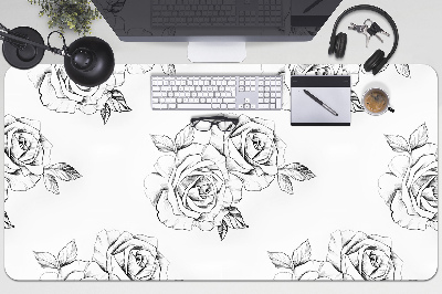 Large desk mat for children Roses