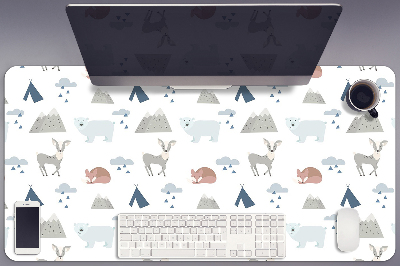 Desk pad forest animals