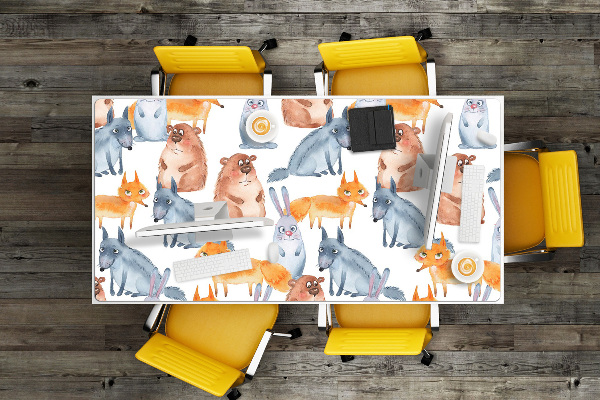 Large desk mat for children Pets