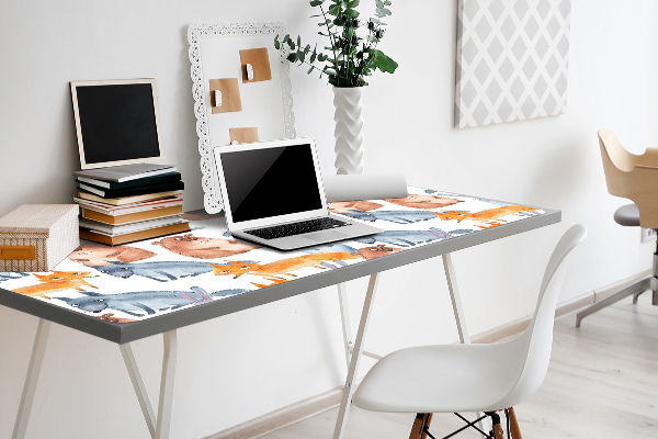 Large desk mat for children Pets