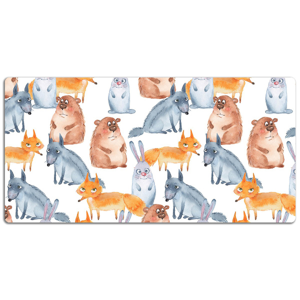 Large desk mat for children Pets