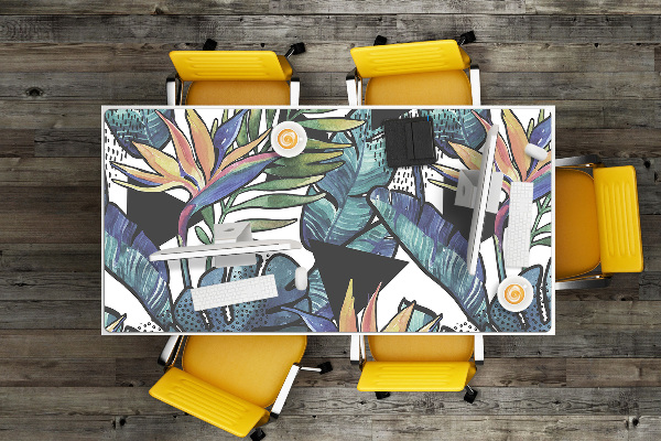 Full desk mat palm leaves