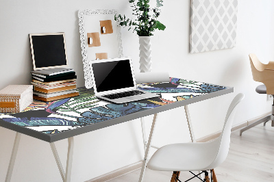 Full desk mat palm leaves