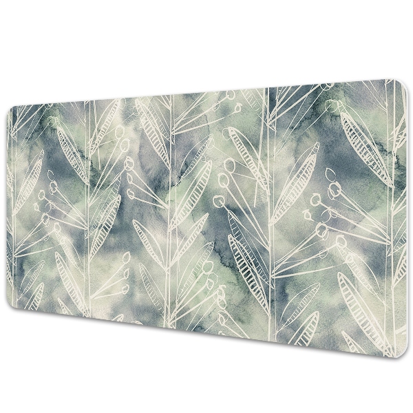 Large desk mat for children plants