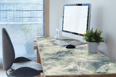 Large desk mat for children plants