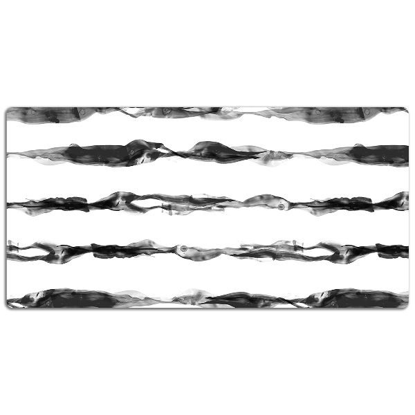 Large desk mat table protector Lines of ink