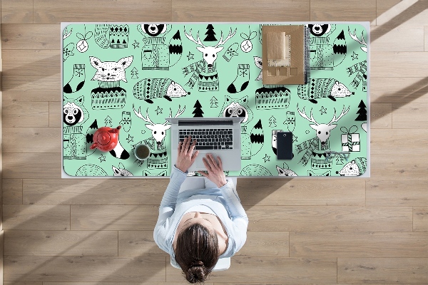 Full desk pad Scandinavian zoo