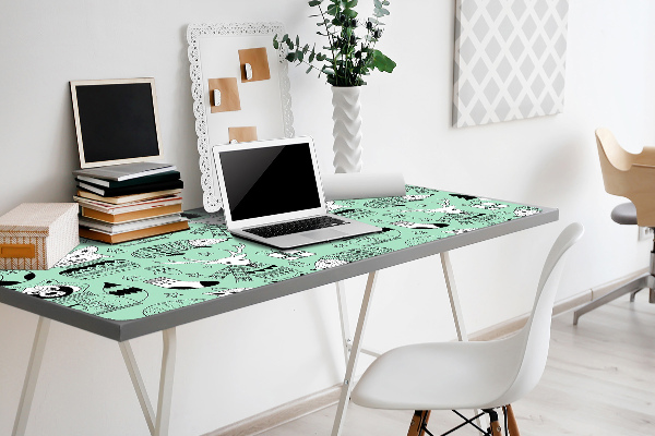 Full desk pad Scandinavian zoo