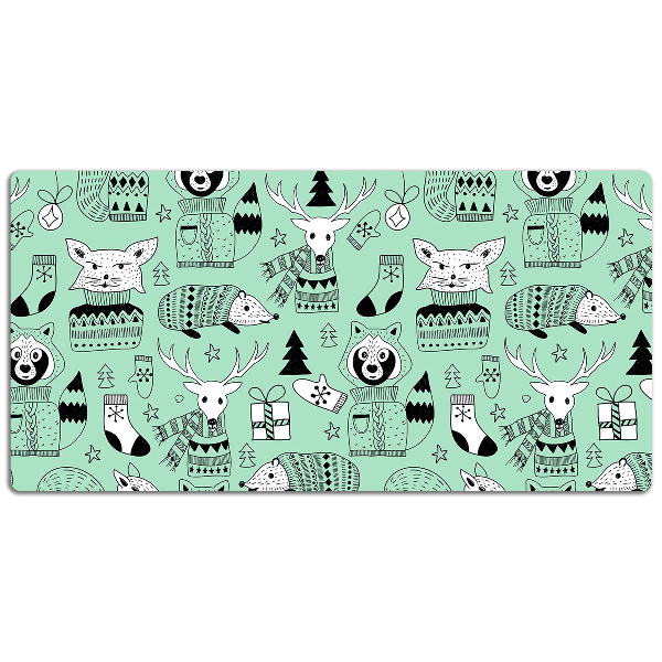 Full desk pad Scandinavian zoo
