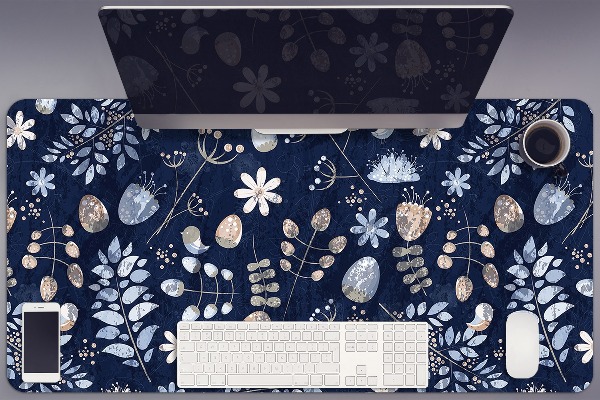 Full desk pad Nordic leaves