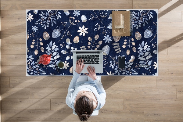 Full desk pad Nordic leaves