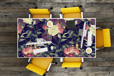 Full desk mat Vintage flowers