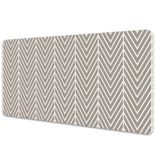 Full desk mat Herringbone pattern