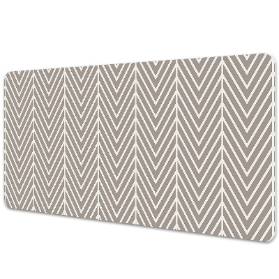 Full desk mat Herringbone pattern