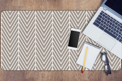 Full desk mat Herringbone pattern