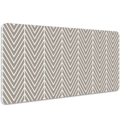 Full desk mat Herringbone pattern