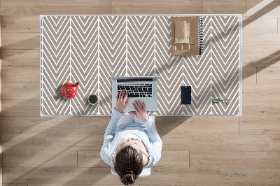 Full desk mat Herringbone pattern