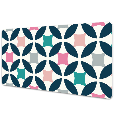 Full desk pad Pastel retro pattern