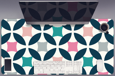 Full desk pad Pastel retro pattern