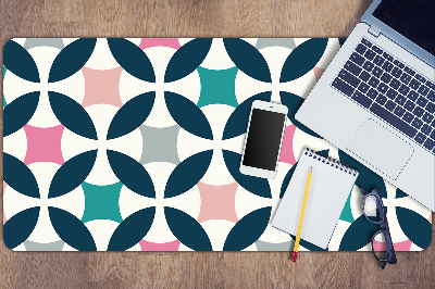 Full desk pad Pastel retro pattern