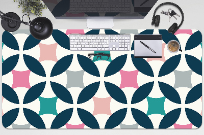 Full desk pad Pastel retro pattern