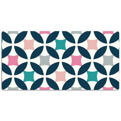 Full desk pad Pastel retro pattern