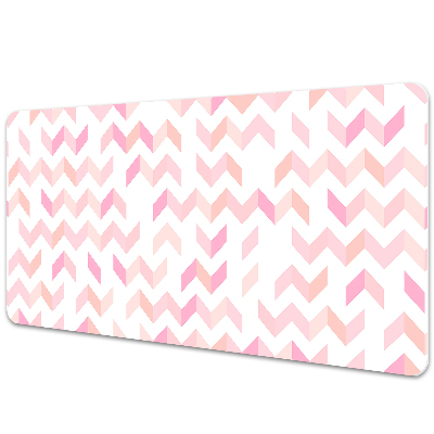 Full desk pad geometric herringbone