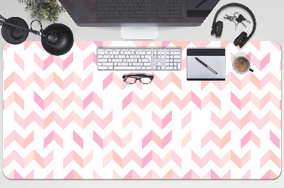 Full desk pad geometric herringbone