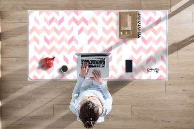 Full desk pad geometric herringbone