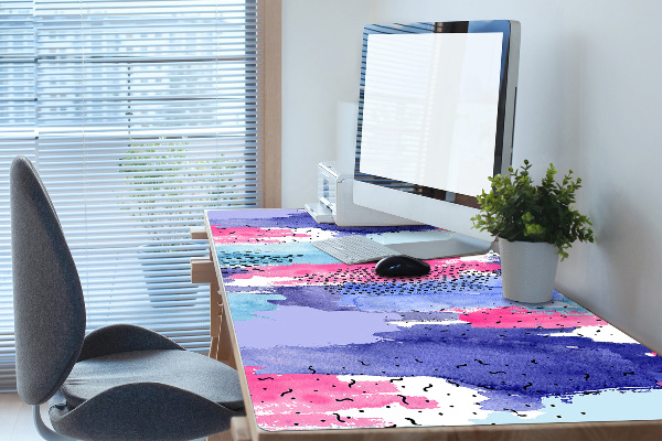 Desk mat abstract watercolor