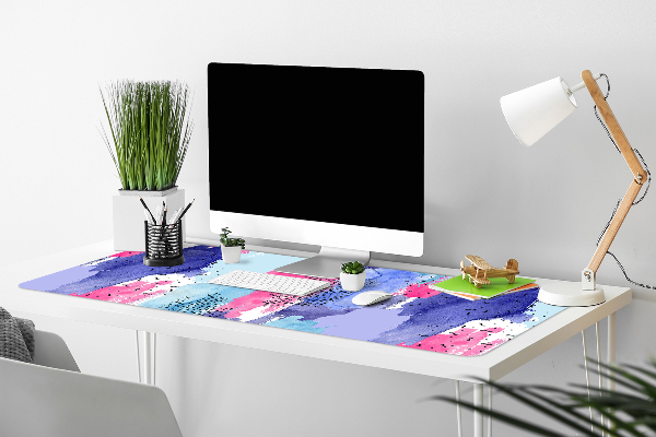 Desk mat abstract watercolor