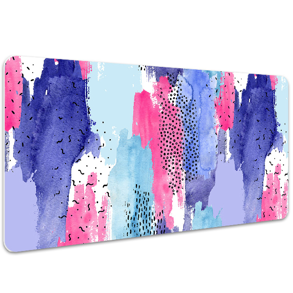Desk mat abstract watercolor