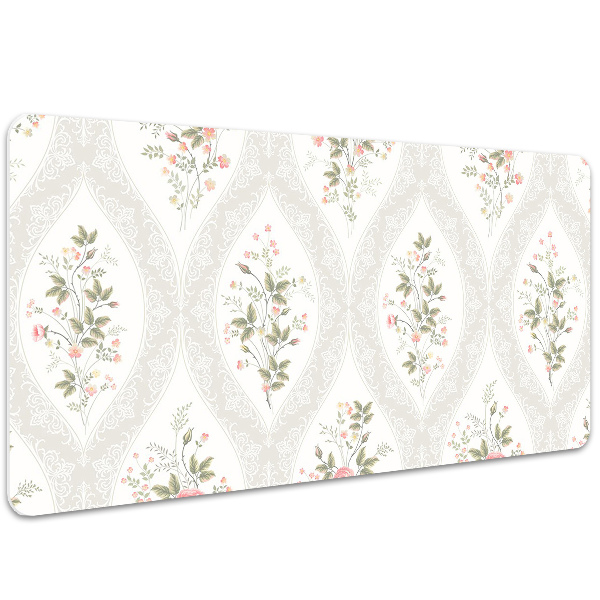 Large desk pad PVC protector retro wallpaper