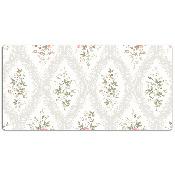 Large desk pad PVC protector retro wallpaper